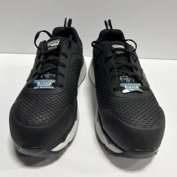 Skechers Mens Cushioning Elite SR Work Sneaker Black Size 8.5 M